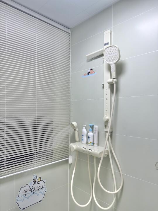 4平米干湿分离卫生间｜无顶喷花洒太绝啦🛁
