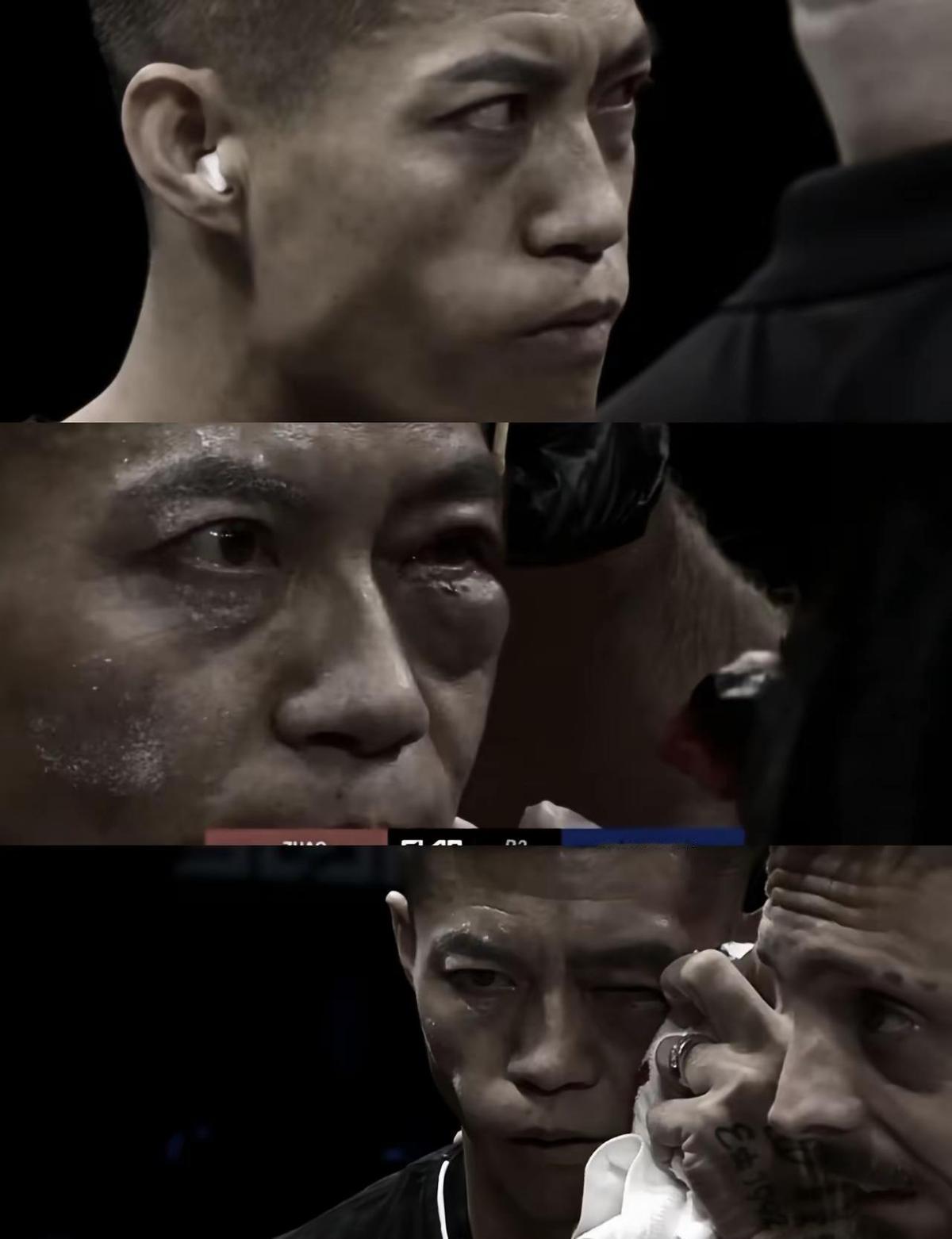 张伟丽打拳不按套路，对手以为她要硬刚，她突然一记侧踹，人就倒了。
不是她力气大，