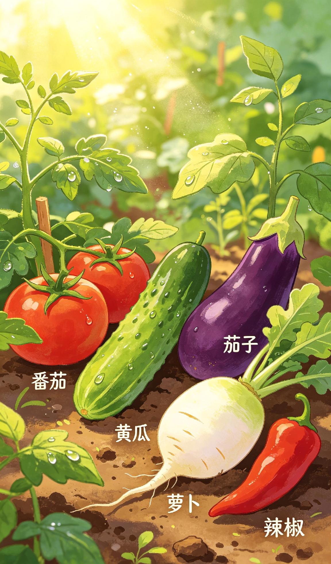你家菜园都有什么菜