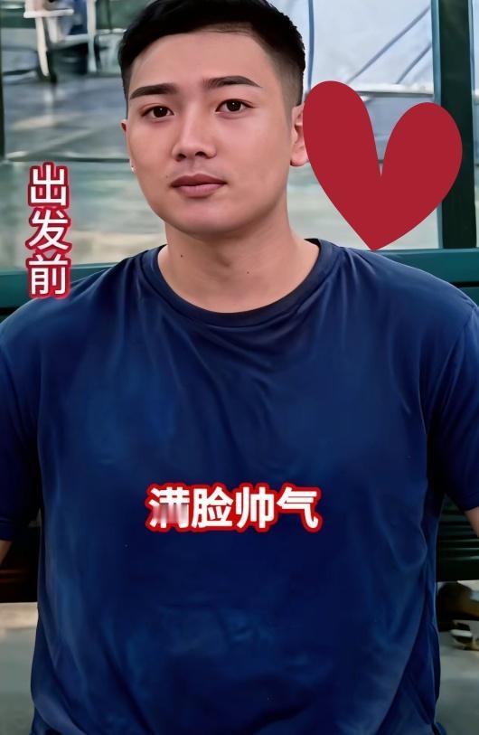 这是一个消防员出发前救火的相片和归来后的相片！让人泪目！从相片中，出发前这个消防