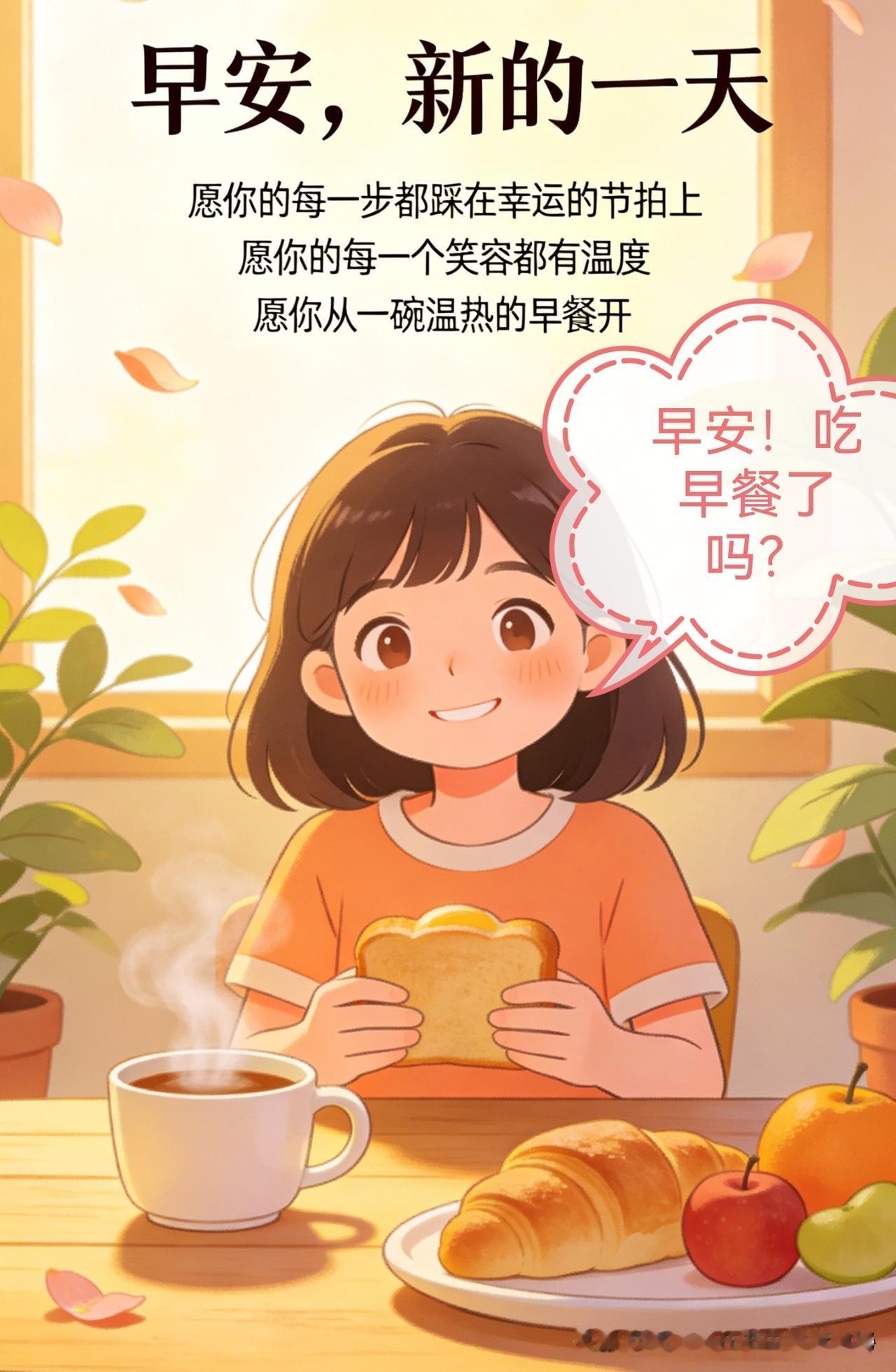 早安，晨光正好，万物初醒，窗外那第一缕阳光正悄悄爬上你的窗帘，像一只温柔的手，轻