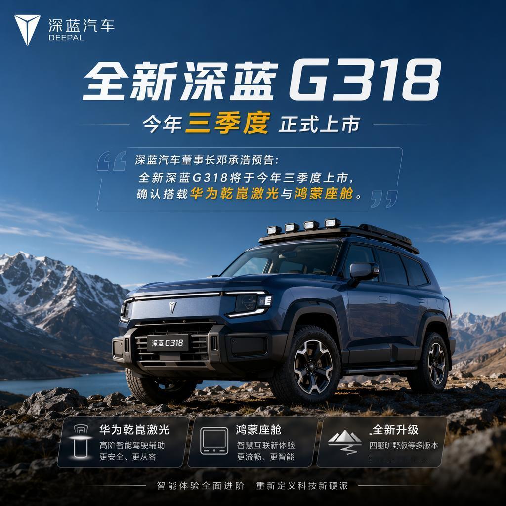 6 月 14 日，深蓝汽车对外释放最新产品消息，品牌相关负责人透露，深蓝 G31