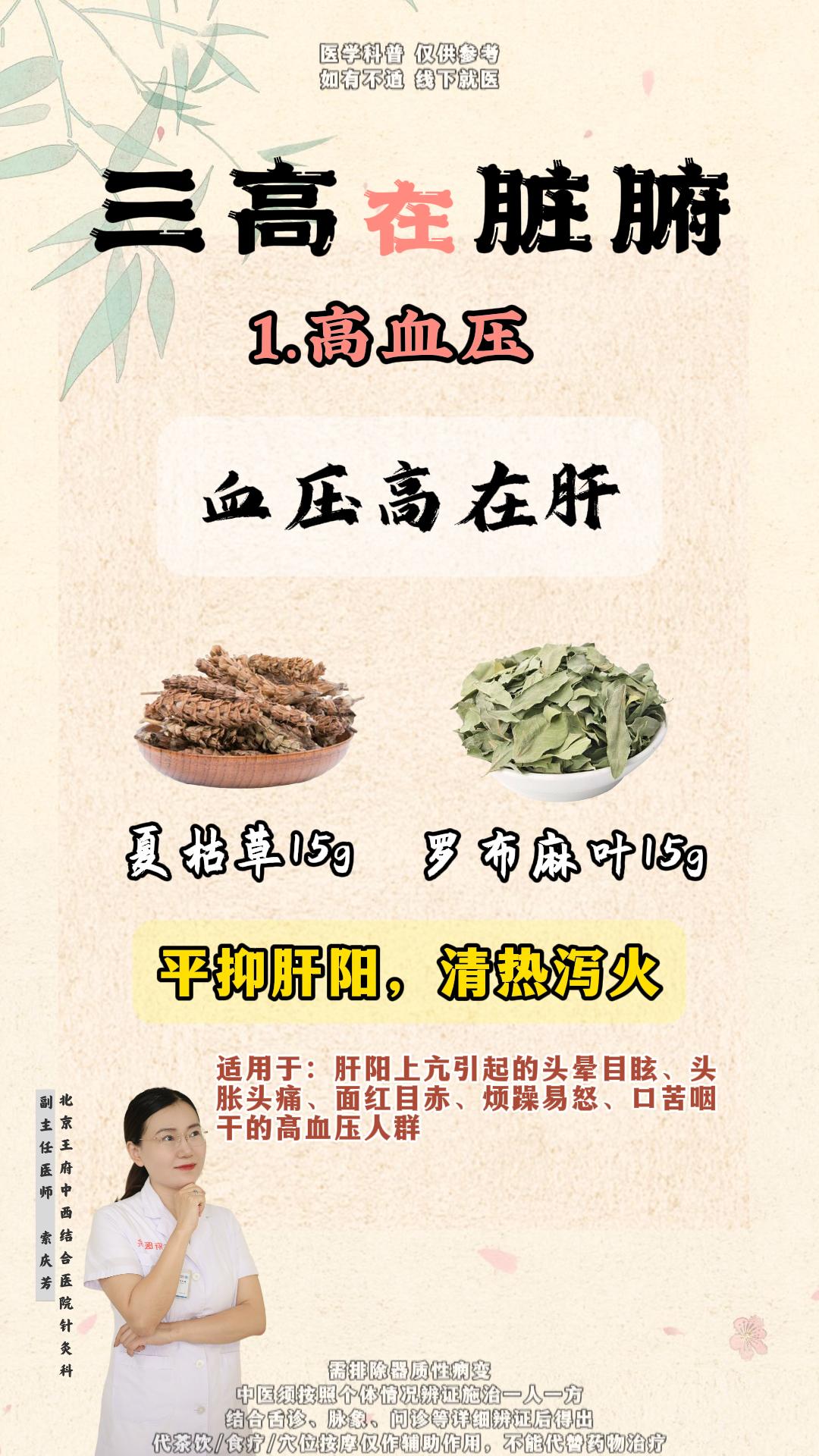 高血脂、高血糖、高血压。