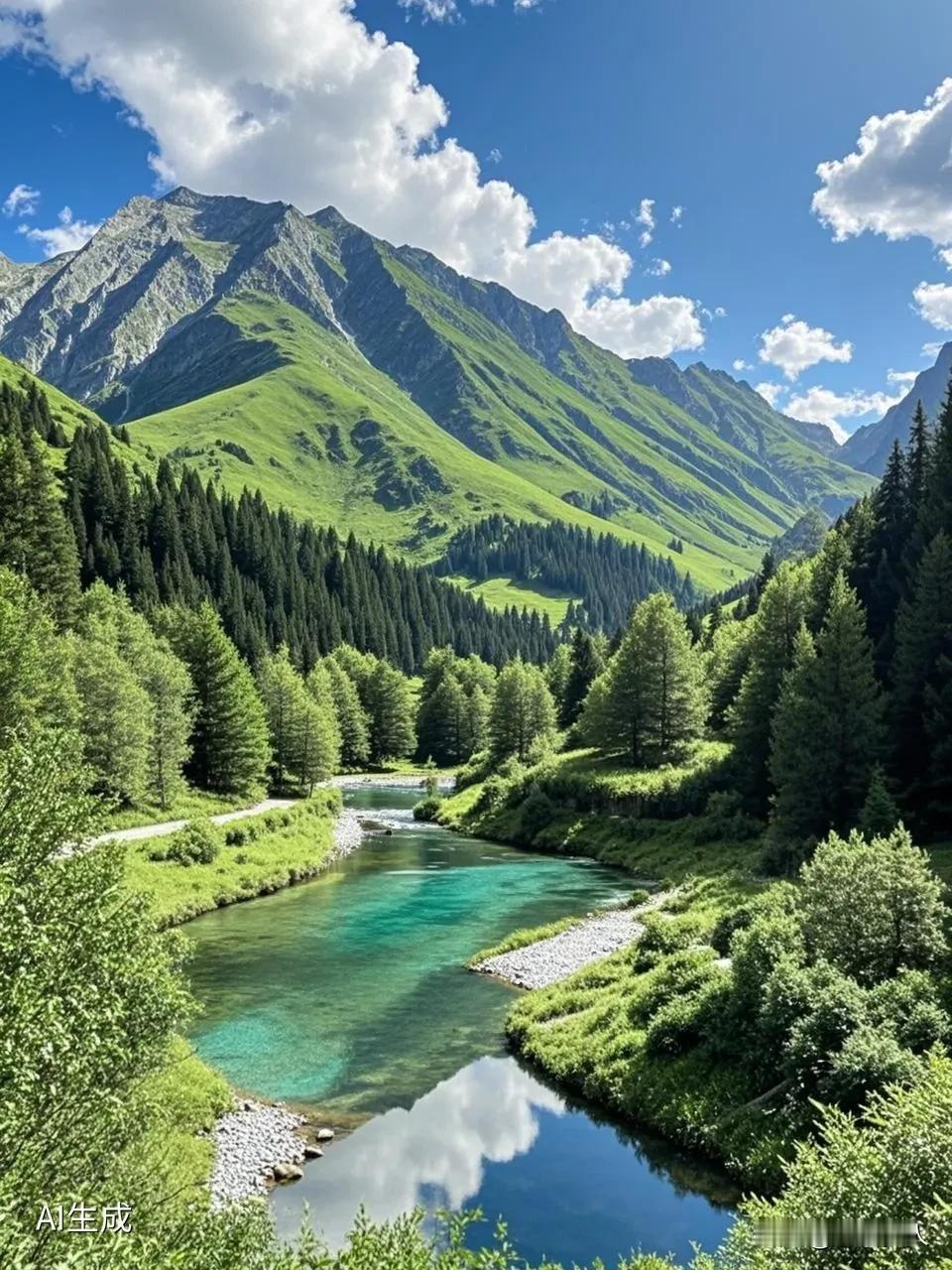 风景独好，让人心生向往。我曾去过一处不知名的山谷，那里青山绿水，鸟语花香
清晨的