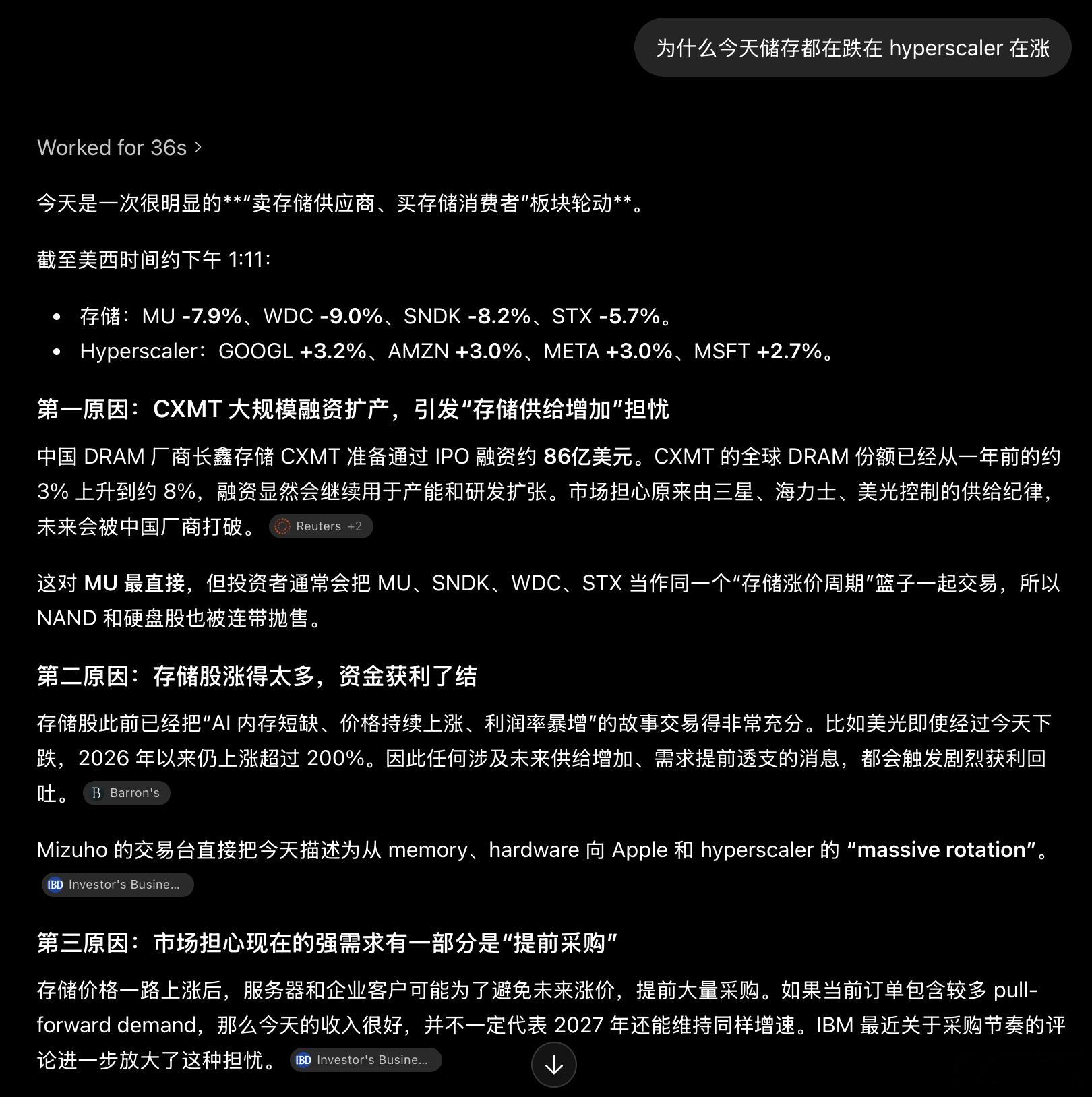 原来是长鑫。来自祖国的温暖，照亮了股价。
