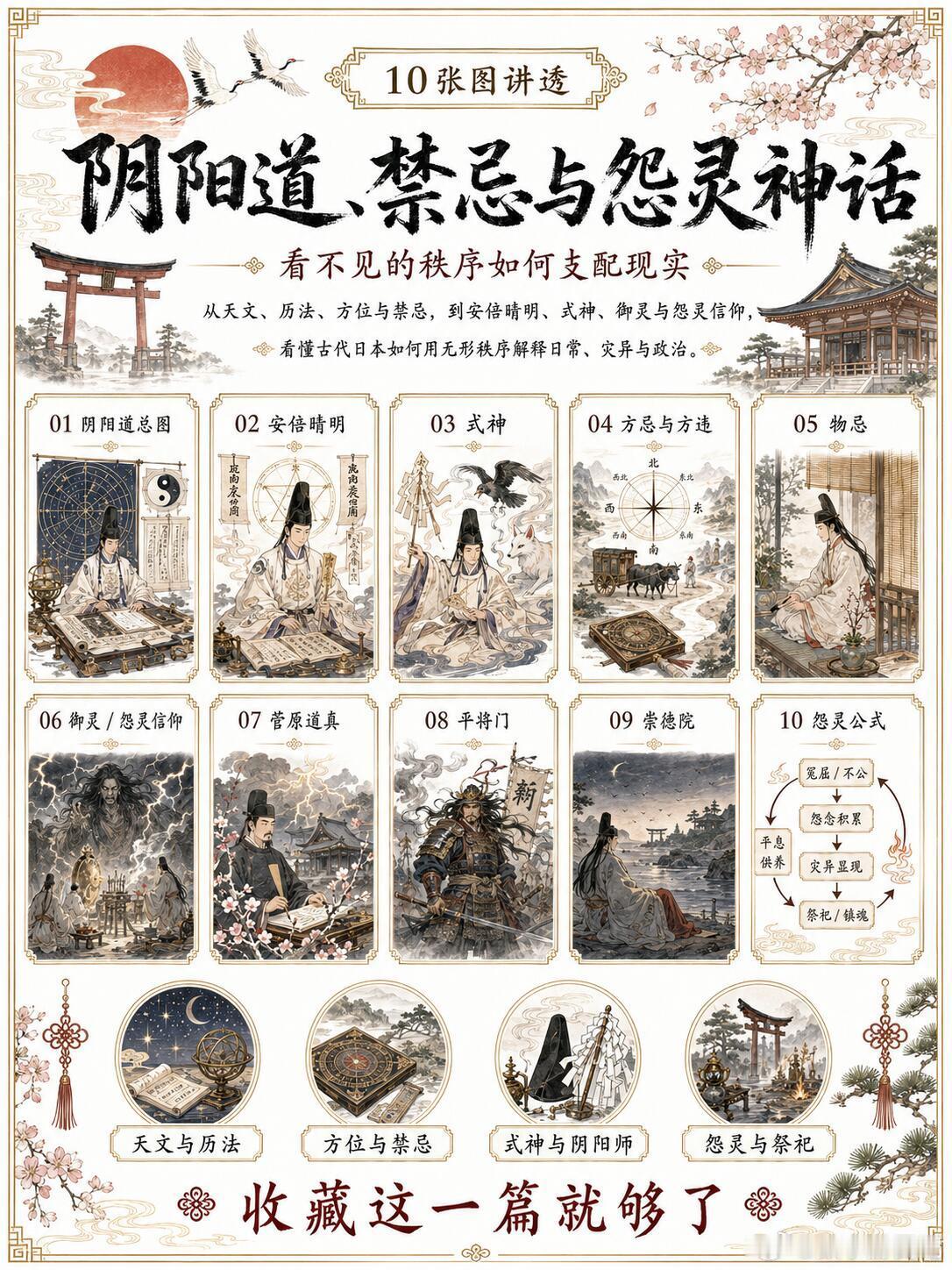 阴阳道：从宫廷术数到怨灵记忆，一个人出门前，为什么要先看方向？一场雷火、疫病或宫