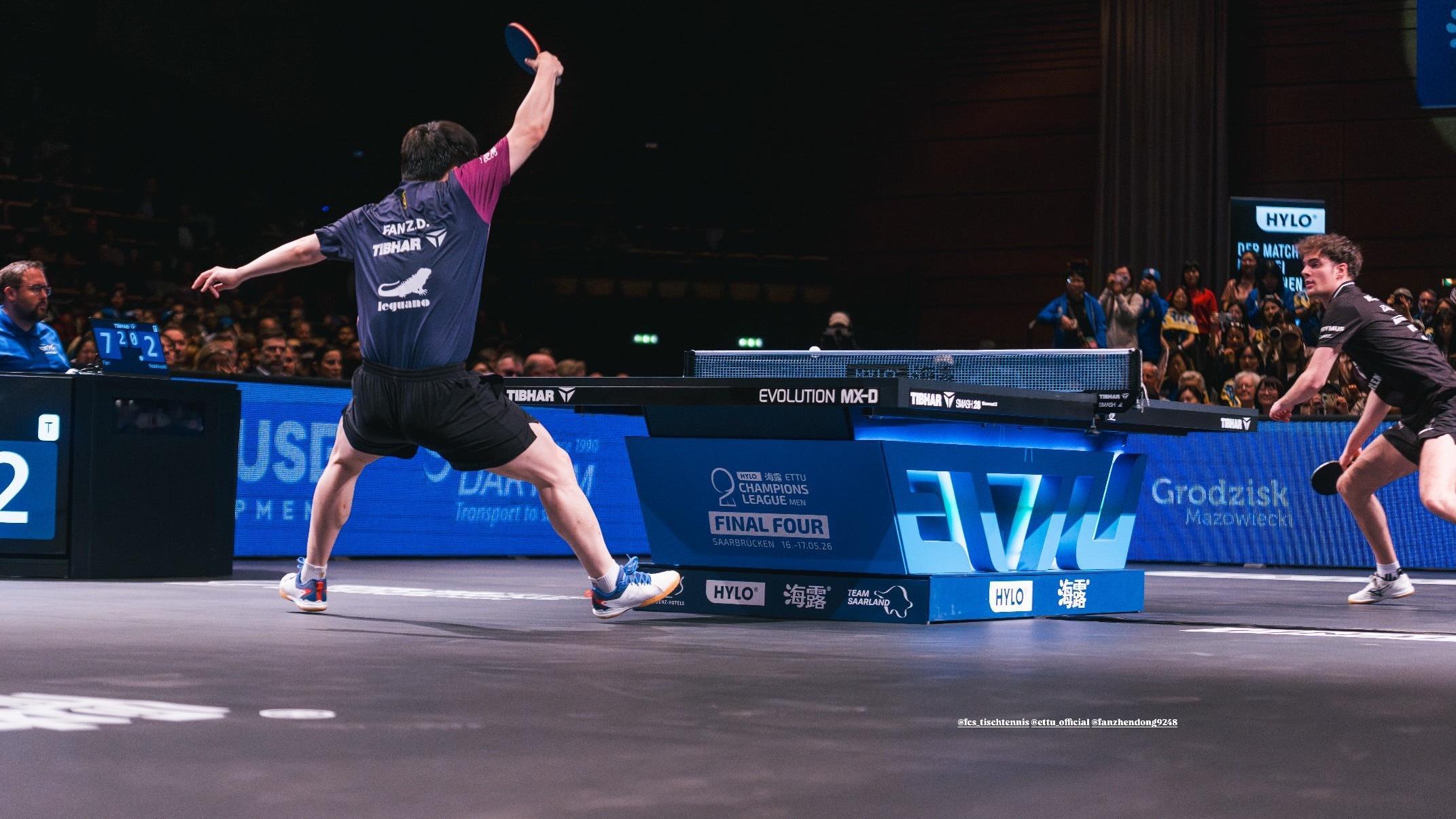 樊振东🏓乒乓球欧冠联赛樊振东当选欧冠本场最佳球员 【20260516】【图片】