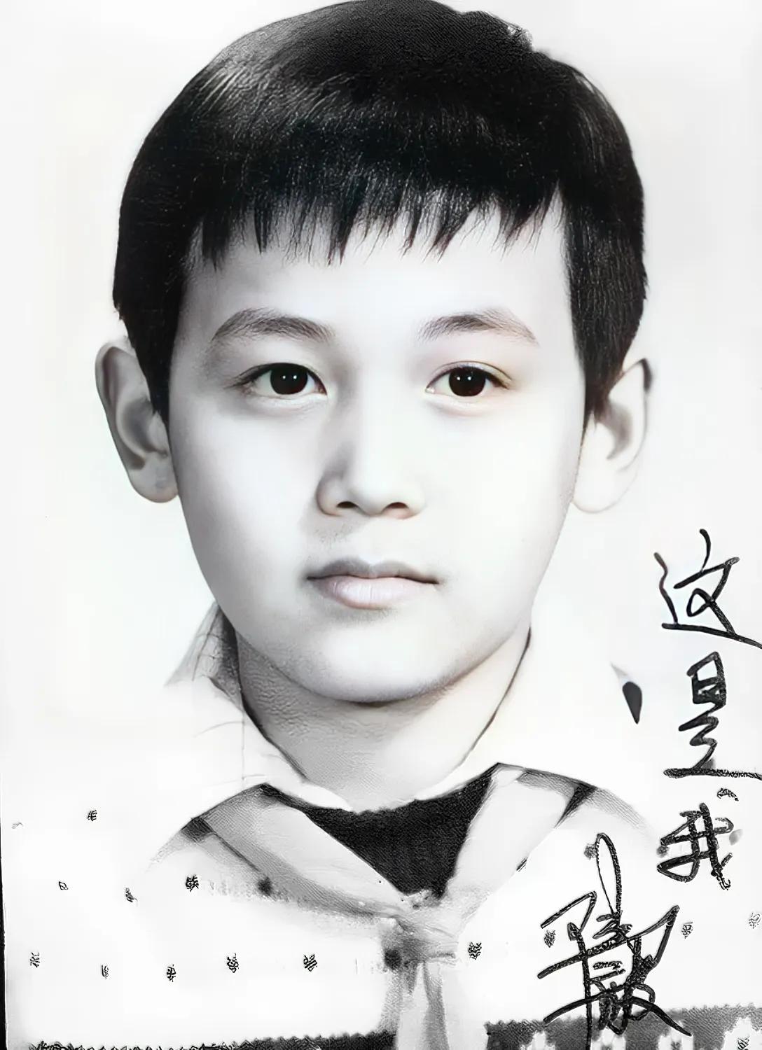 少年陆毅，主打一个眉清目秀。
一个男孩子拥有一张秀丽的面容，那是极其难得和荣幸的