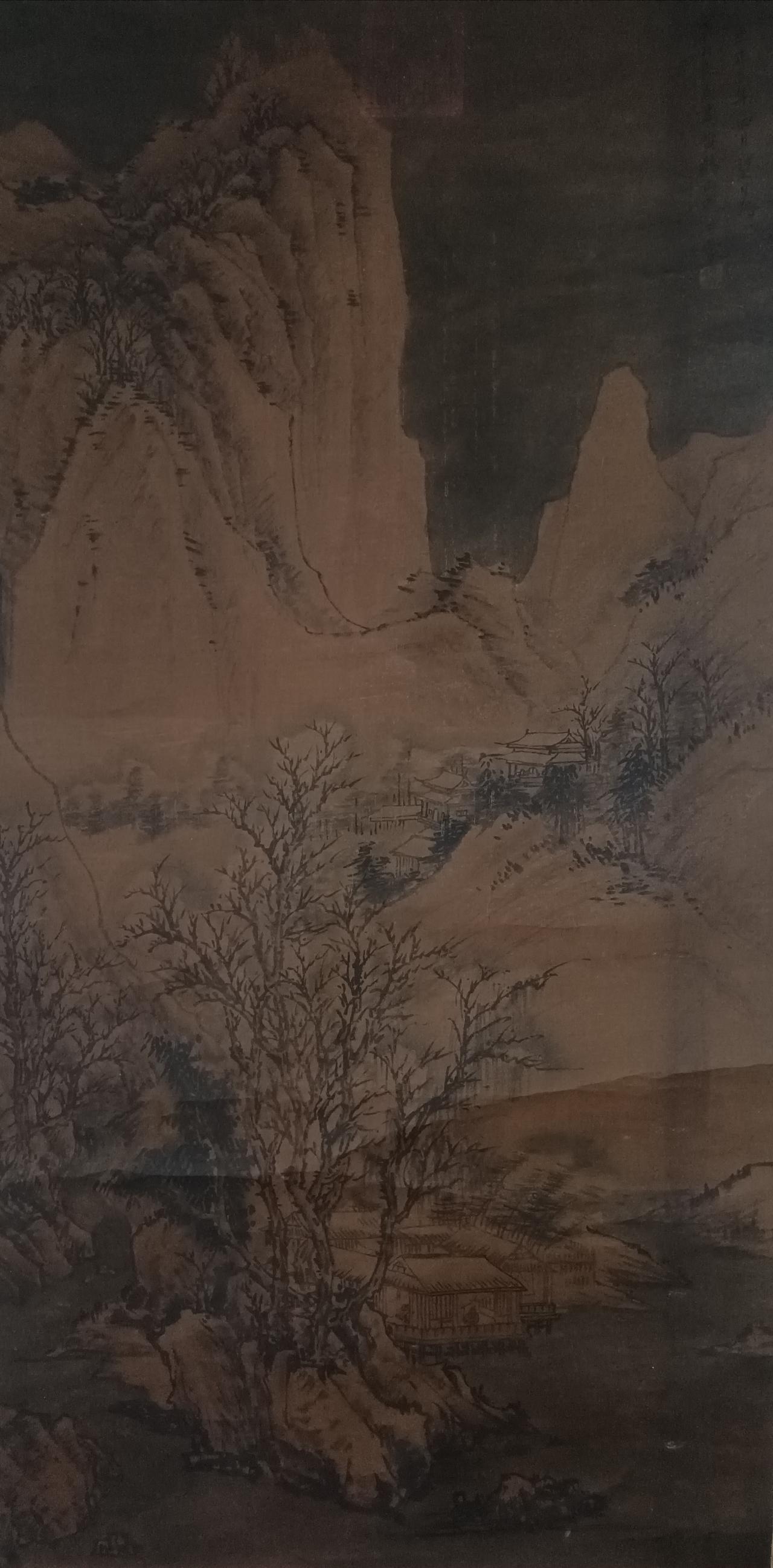 每日古画精品分享古画的材质一般分绢本与纸本…