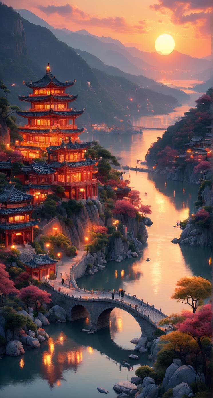 求下联：？
下联：灯火难遮夜色愁。
友友 友友请出上联