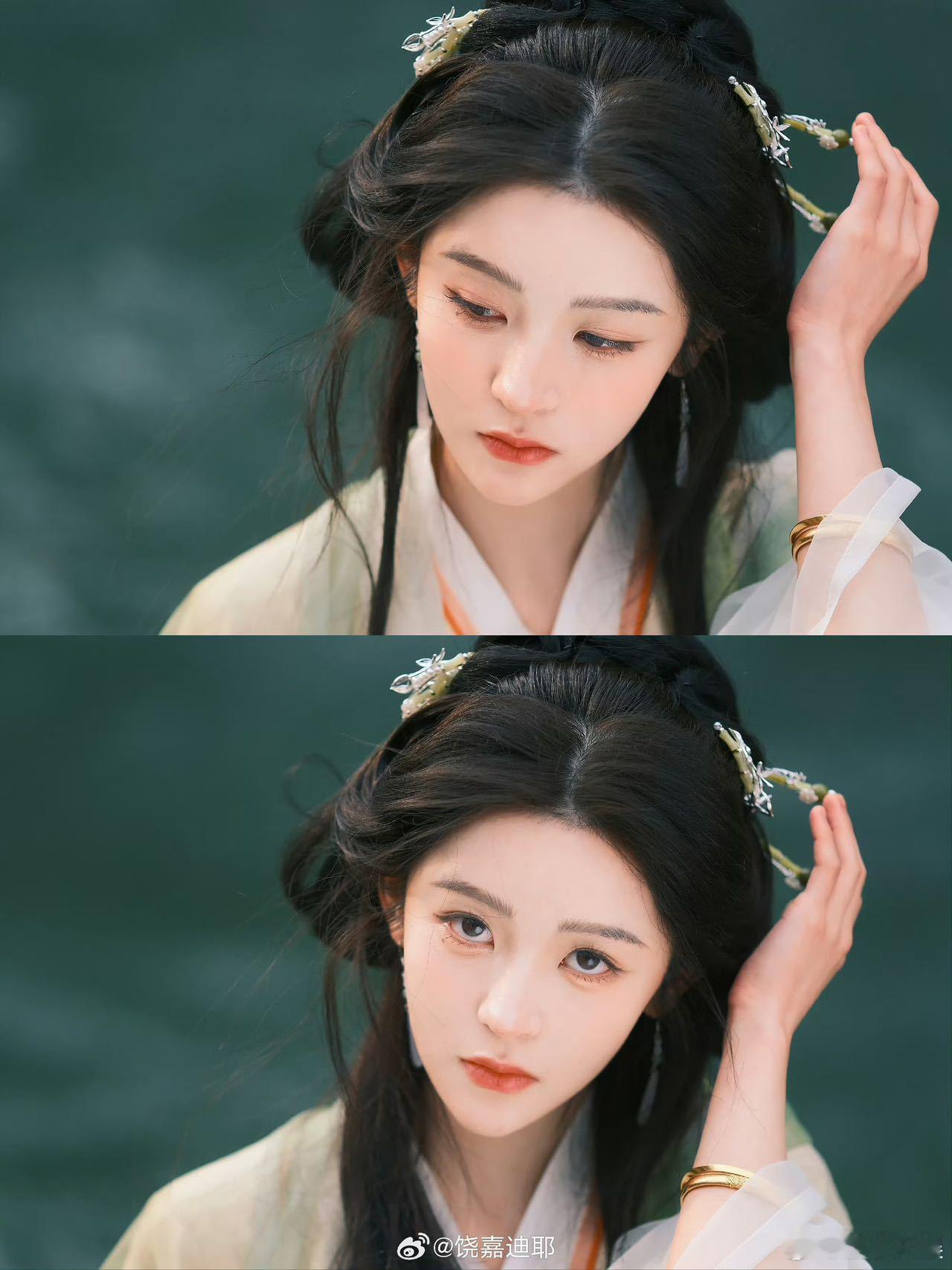 #永夜星河有自己的甜妹line#《永夜星河》中的饶嘉迪，以甜妹之姿登场。她饰演的