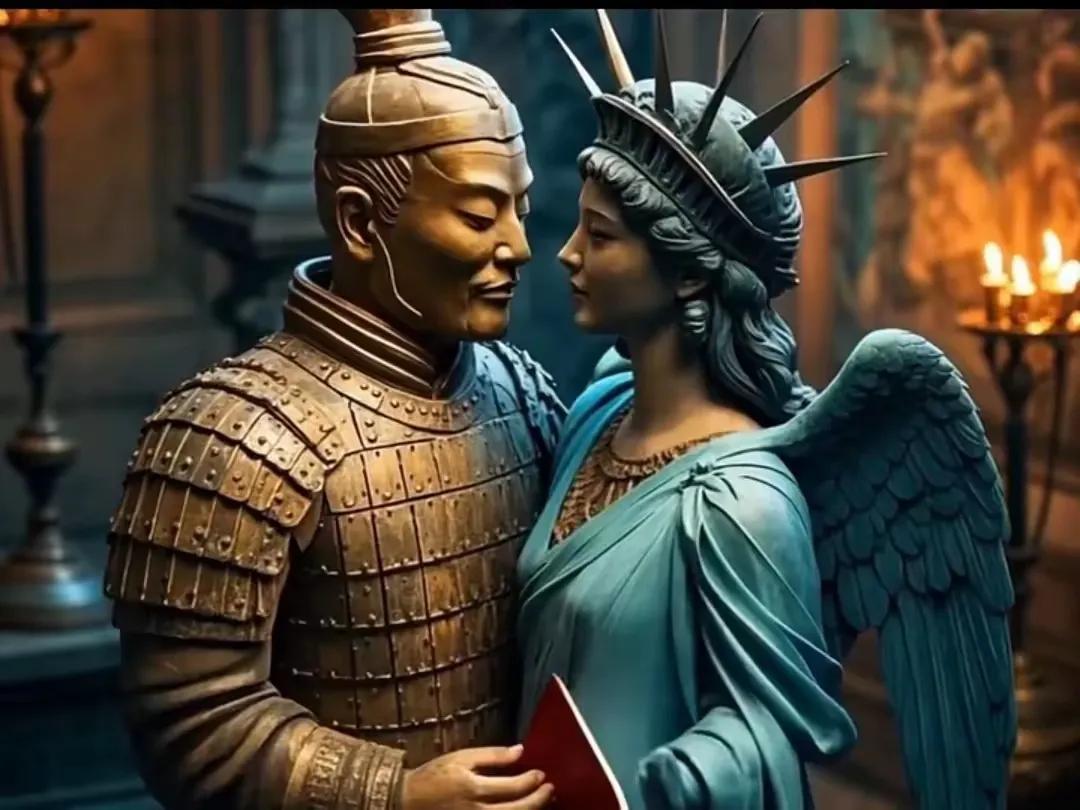 让西方人善良，只有服之以威，诱之以利，之后才能谈教化。