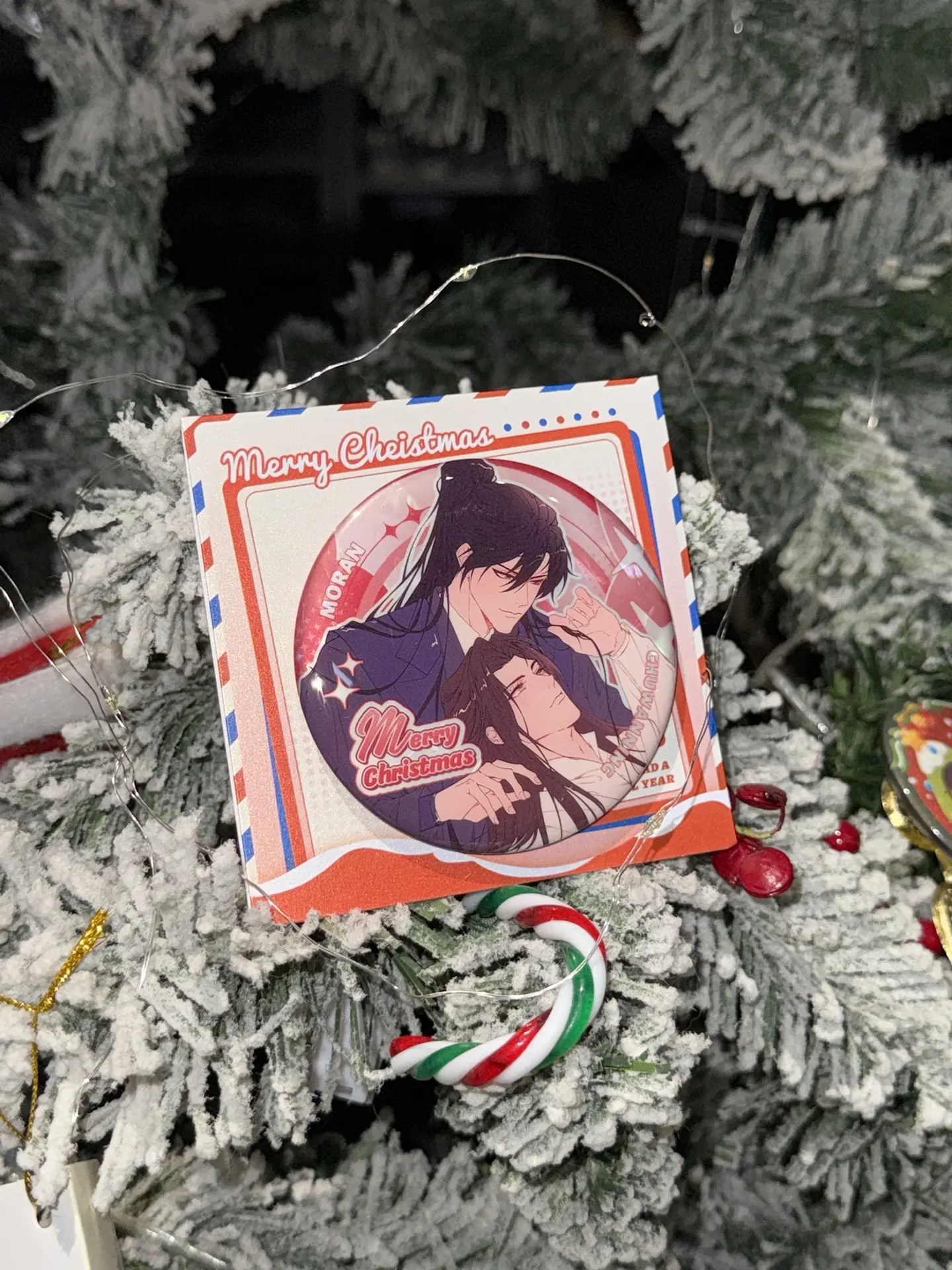 75mm滴白瓷吧唧哦！🎄