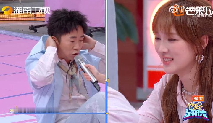 杨迪教科书式的土味情话你好星期六 家人们快看！杨迪在甜蜜必杀技环节，仰卧起坐都不