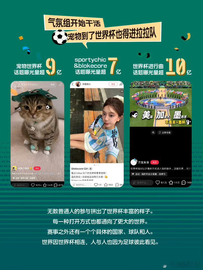 没有什么能阻止中国人凑热闹 世界杯外国球迷太懂套路！靠谐音梗、球衣配色拉票，热闹