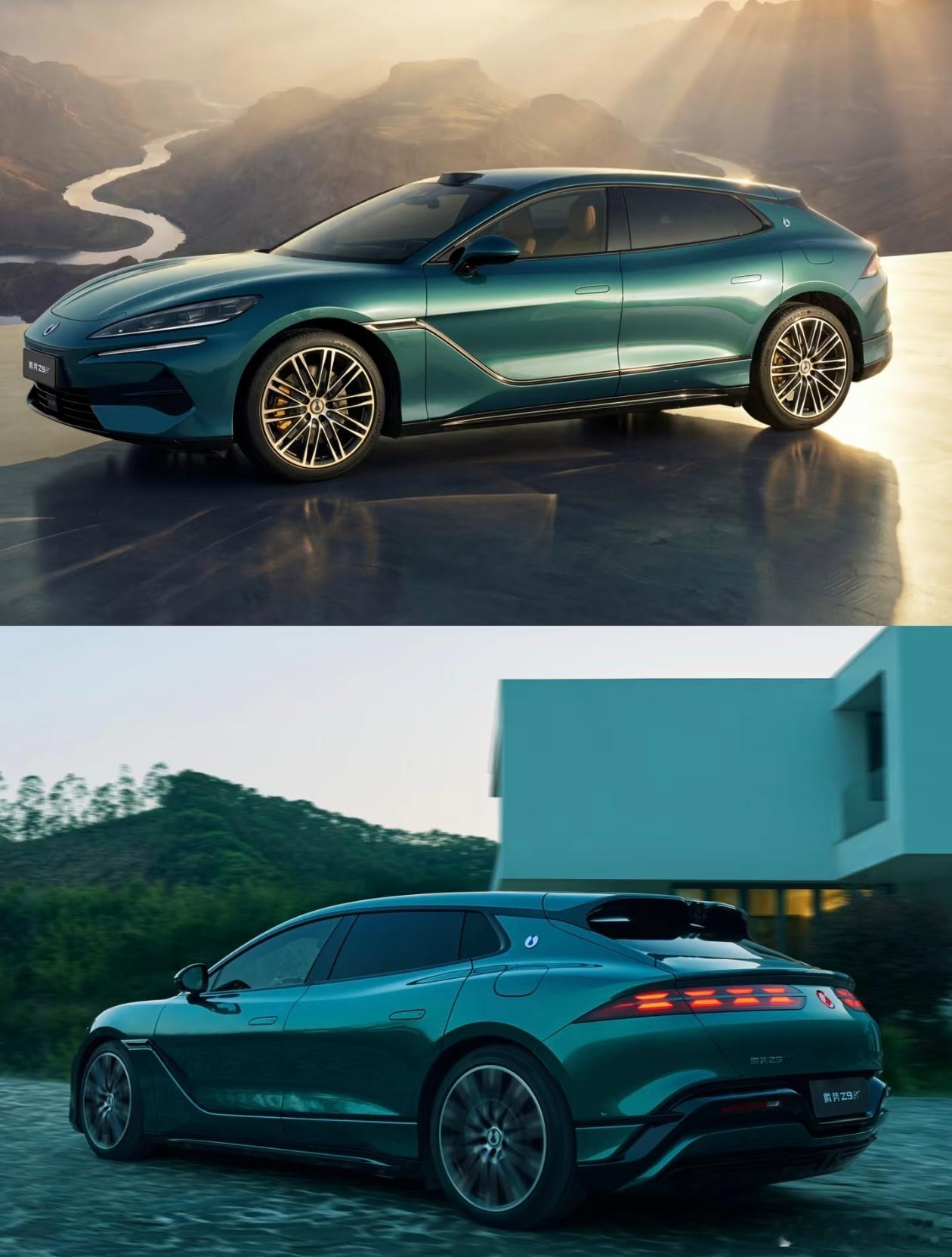 全新腾势Z9GT 角度不同视觉感性差很大。 