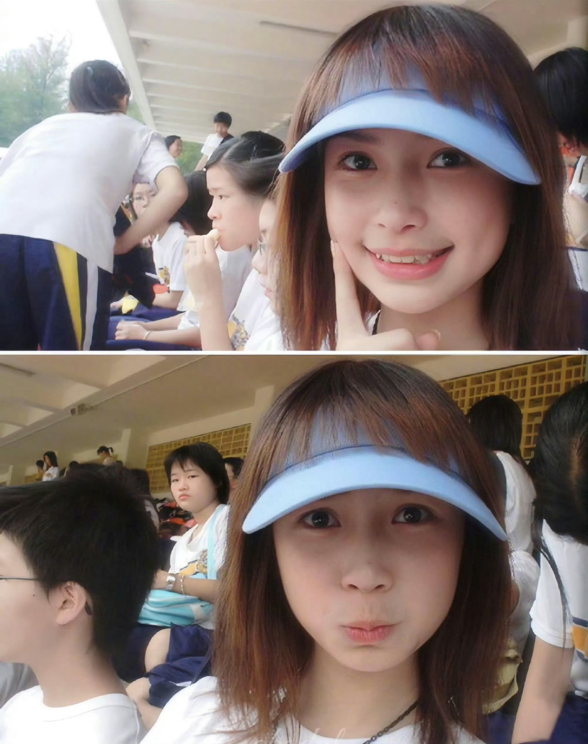 Angelababy13岁旧照这也太可爱了吧，像洋娃娃一样 