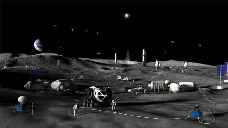 【美航空航天局公布月球基地建设路线图】美国国家航空航天局26日公布月球基地建设路