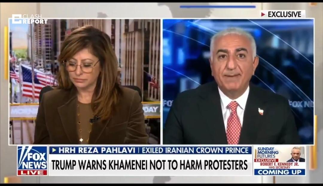 伊朗末代王储礼萨·巴列维今天（北京时间1月12日）在接受福克斯新闻网专访时，对特