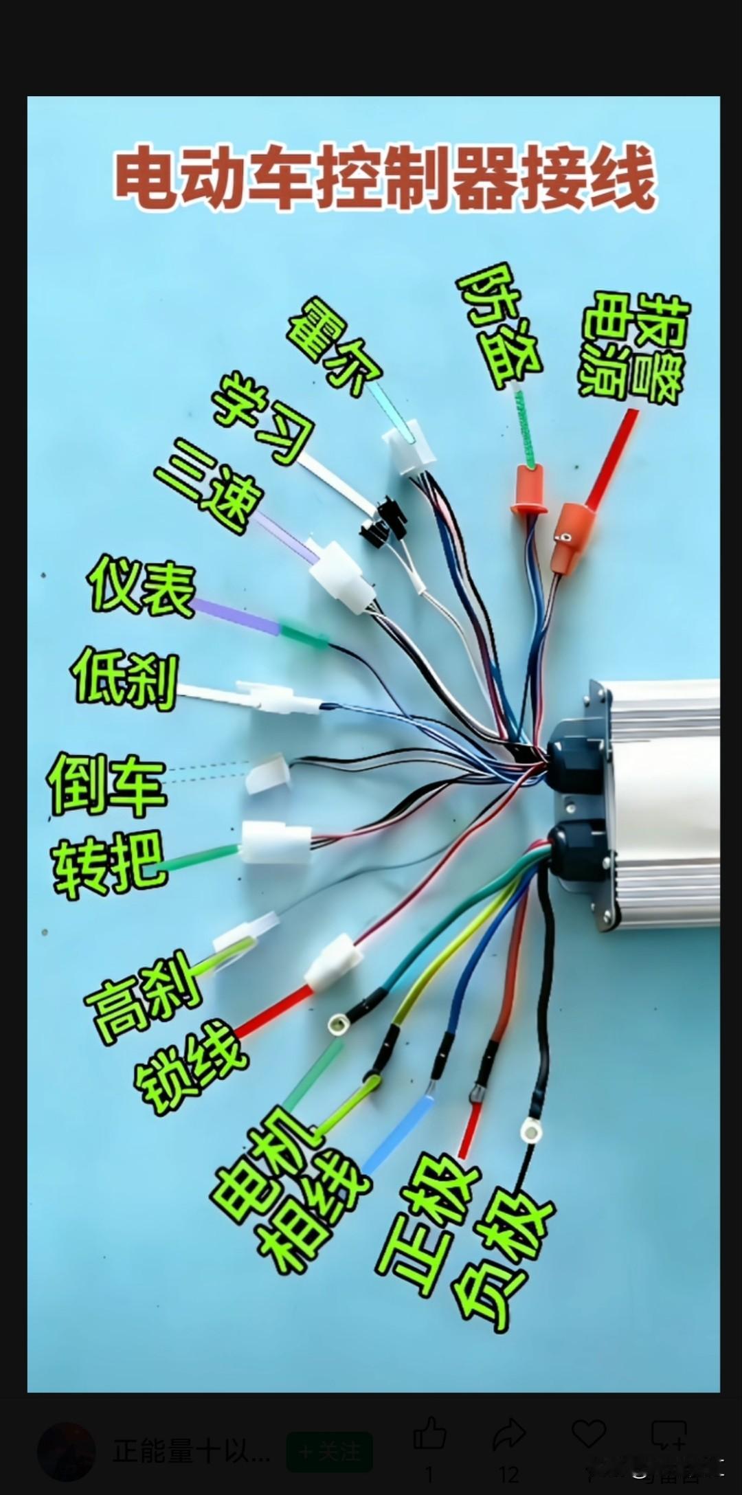 电动车控制器线束可是电动车的关键所在。它属于电子电气系统连接组件，负责蓄电池电力