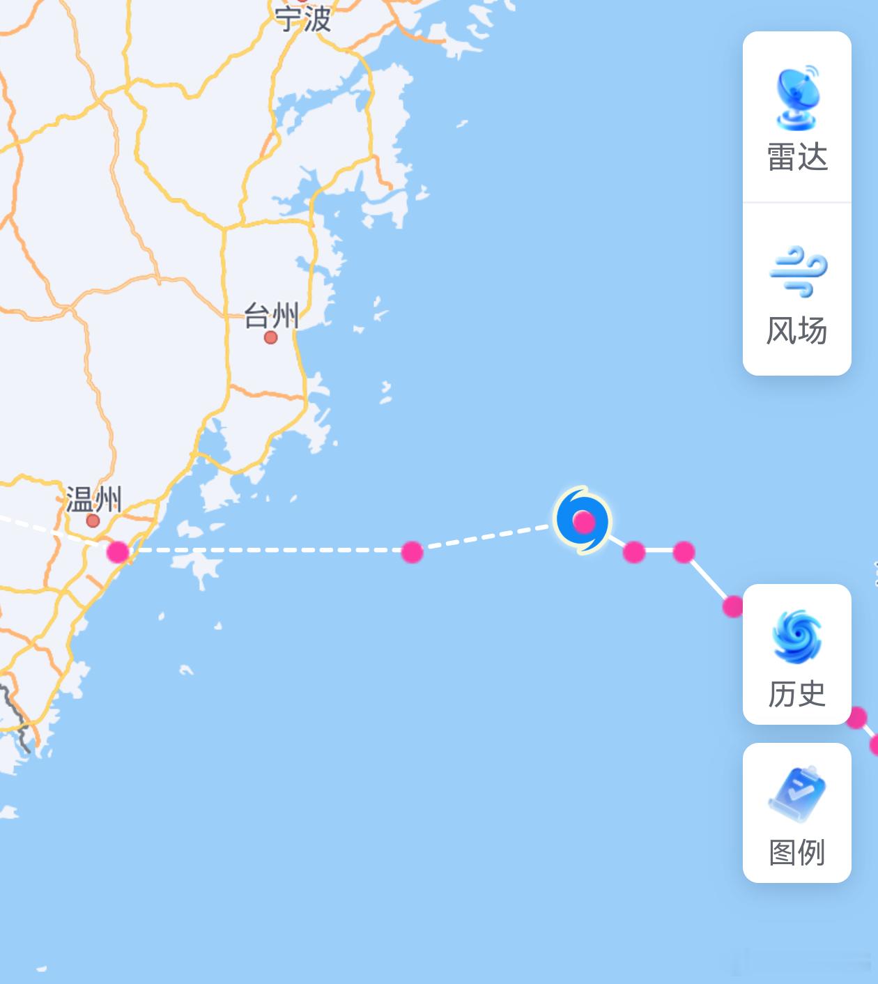 白海豚最大可能登陆地点 预计傍晚到凌晨登陆浙闽沿海，大风暴雨不光影响海边，浙江、