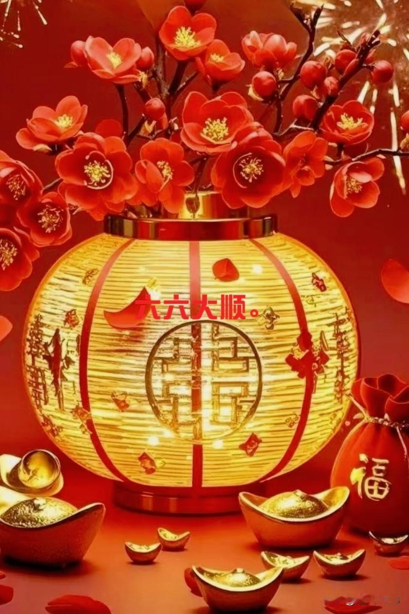 [福]新春大年初六到
[福]福气顺来财运顺

[福]一帆风顺六六顺
[福]万事如