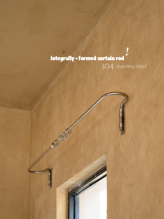 不锈钢窗帘杆  `` 304的圆润过渡