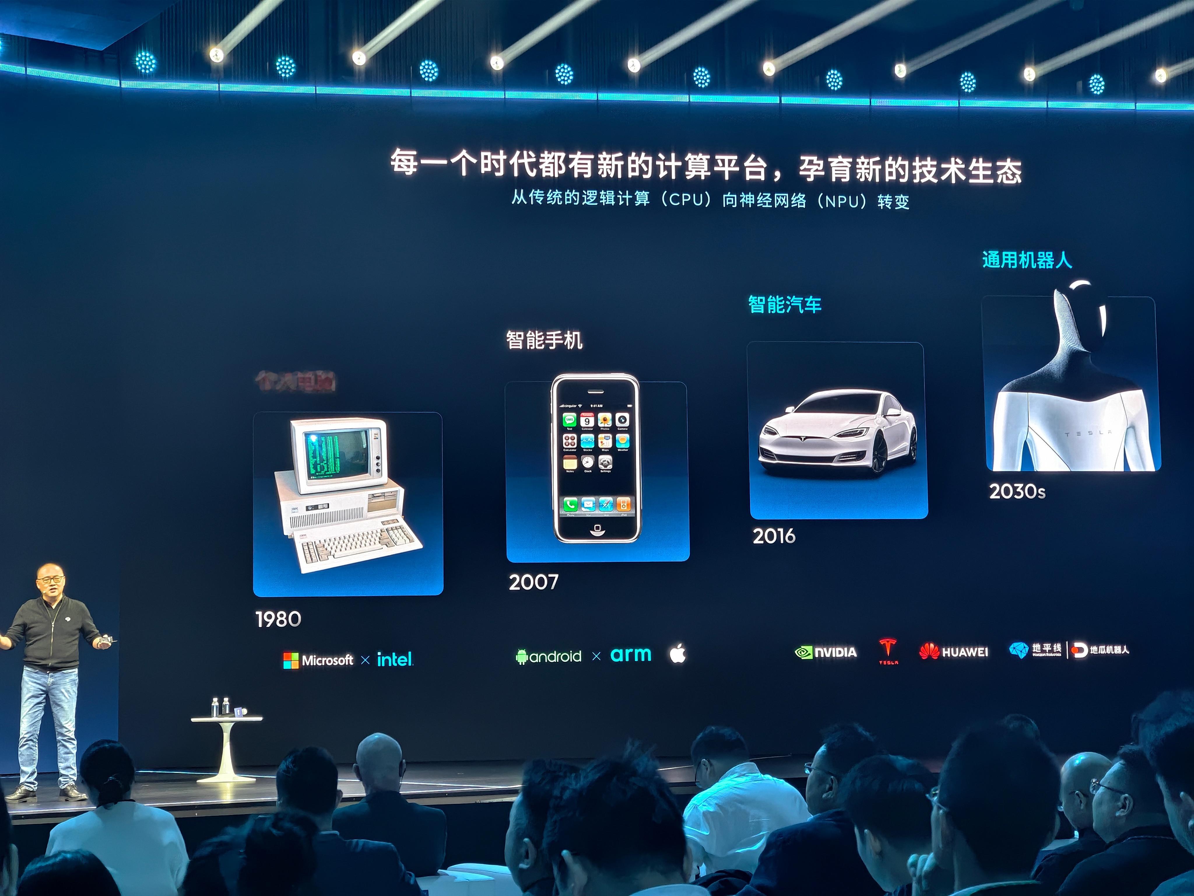 余凯：每一个时代的伟大企业，都是生态玩家。这张图很有水平，华为的位置很模糊，横跨