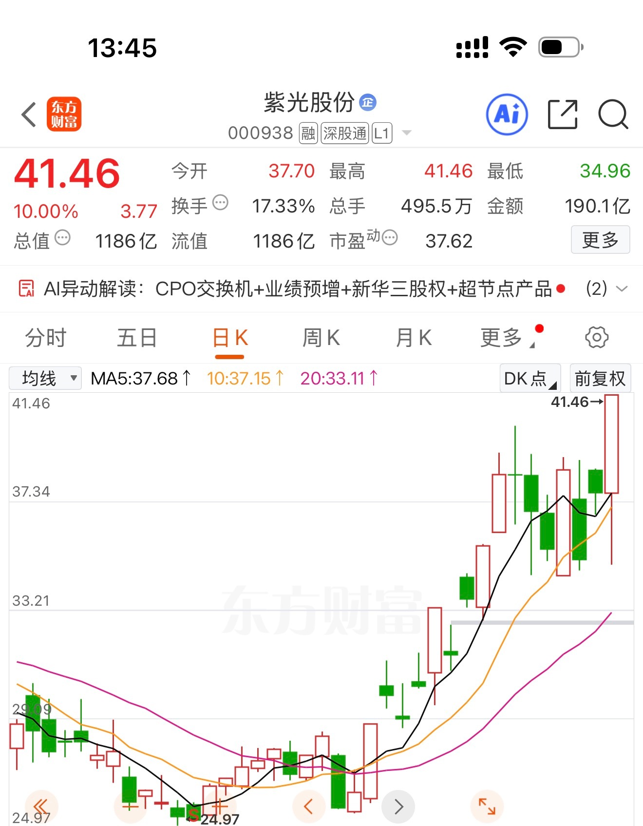 紫光股份（000938）1. 核心看点：手握新华三，内资控股后可接涉密政企订单；