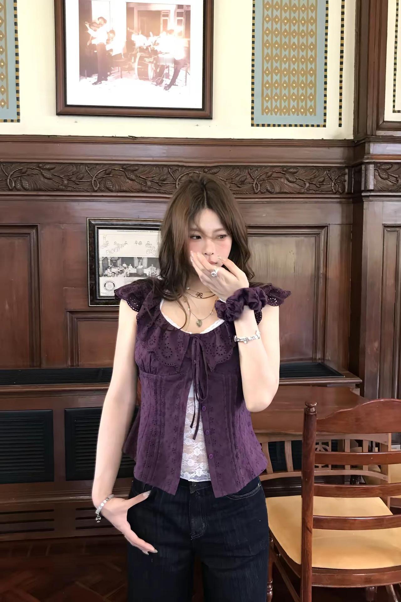 叫姐姐💜。早春辣妹我先当了 古着ootd 古早照片单人solo