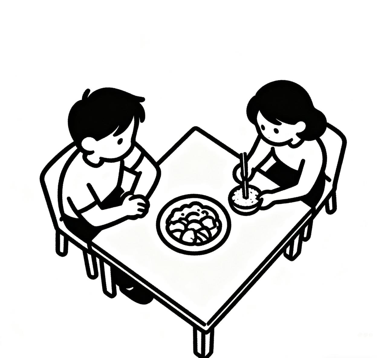 今晚吃晚饭时，他突然放下筷子，神色凝重的说："我考虑很久了…决定辞职去学唢呐。"