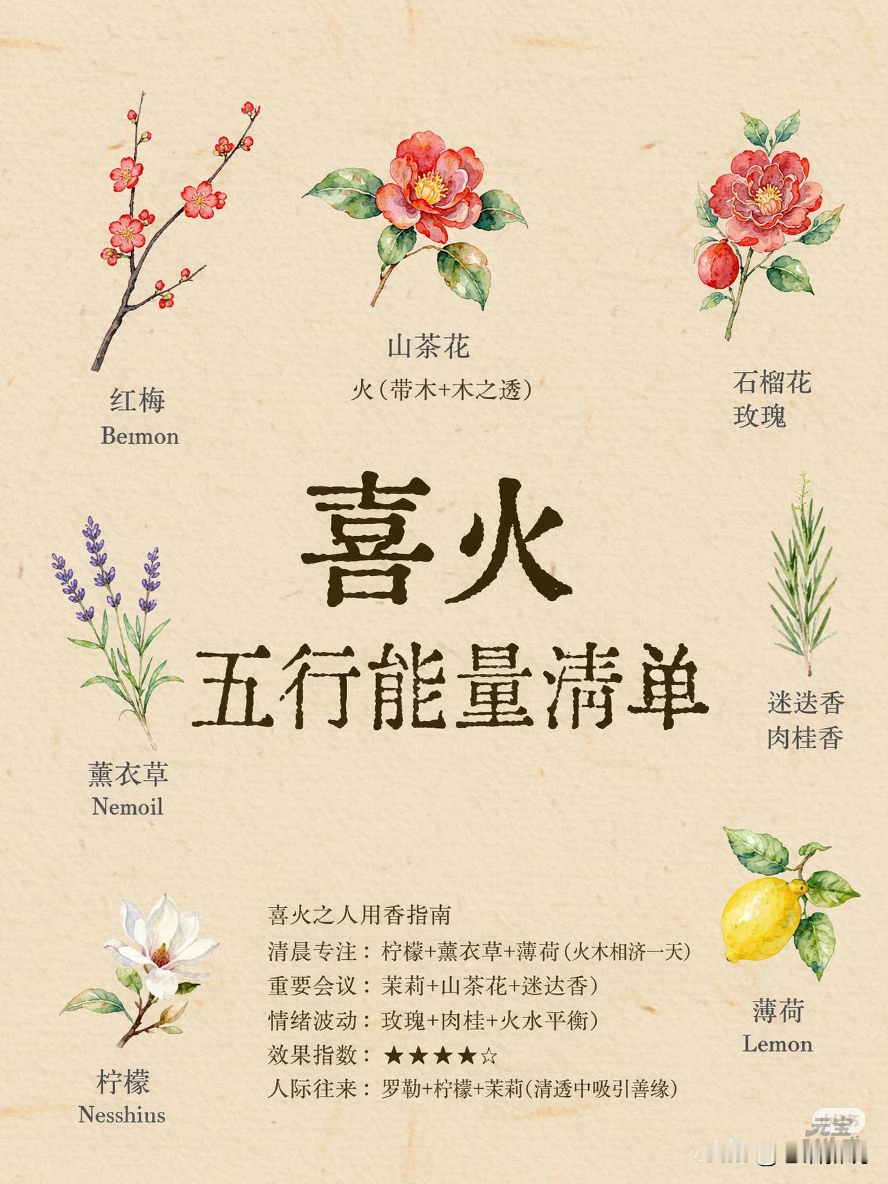 喜火人必藏！2026五行用香清单火了：桂花、茉莉、佛手柑…点燃你的能量场，暖冬转