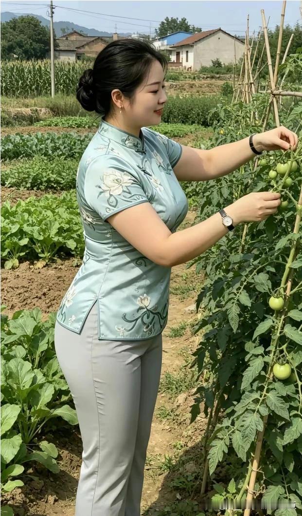 勤劳善良又贤惠，
皮肤白皙又丰满，
旺夫勤劳又美丽，
名花有主莫添乱。