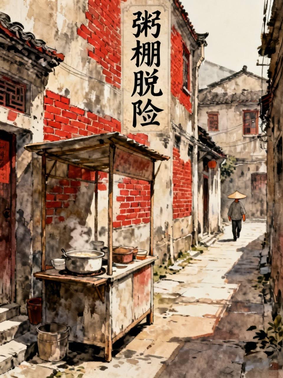 《红灯记》里的“粥棚脱险”这场戏中，李玉和亮出红灯，磨刀师傅扬了扬手，两人借此初