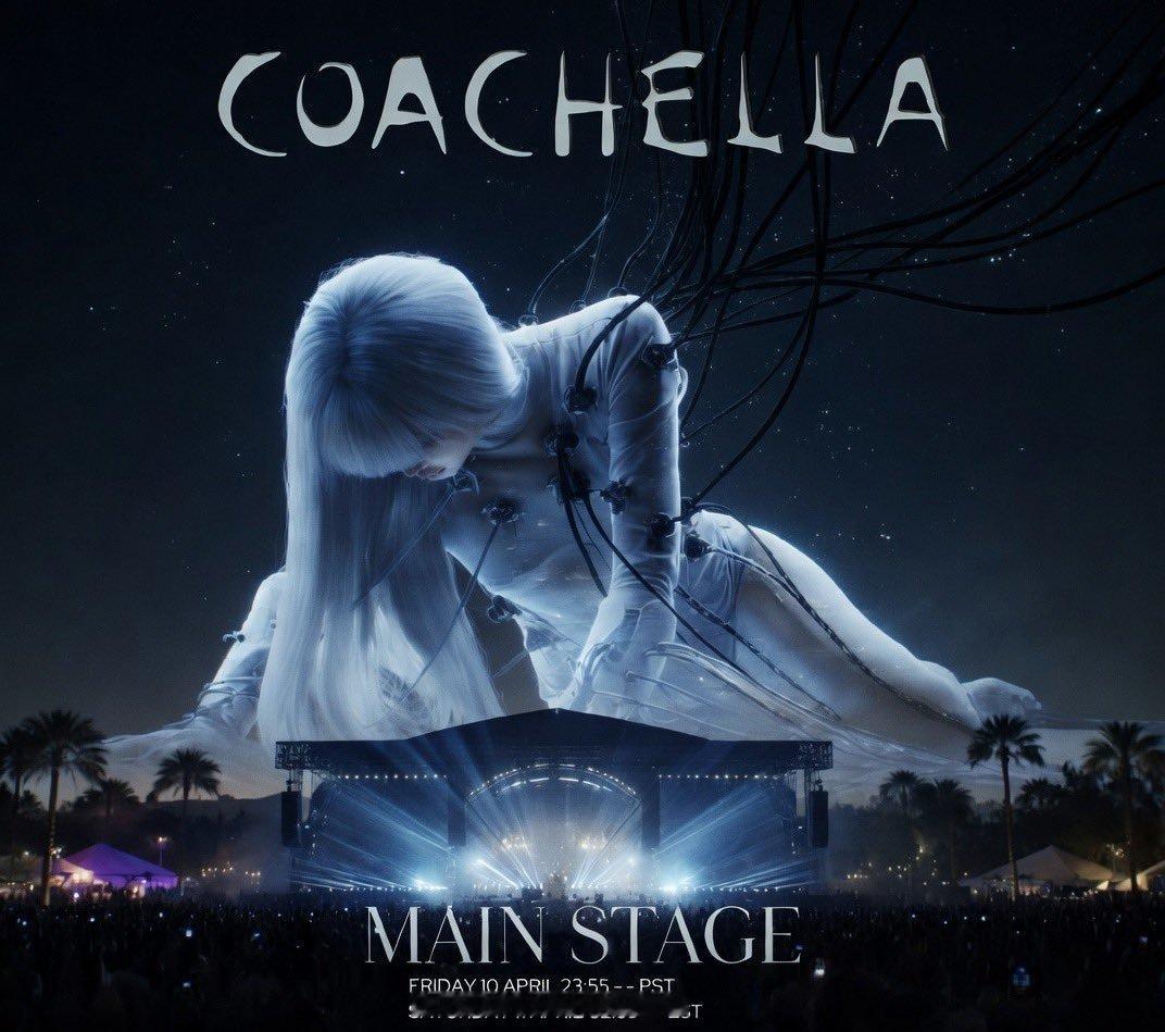 LISA去科切拉是有合作曲，虽然现在因为强风问题取消了老马户跑去科切拉，是闲的吧