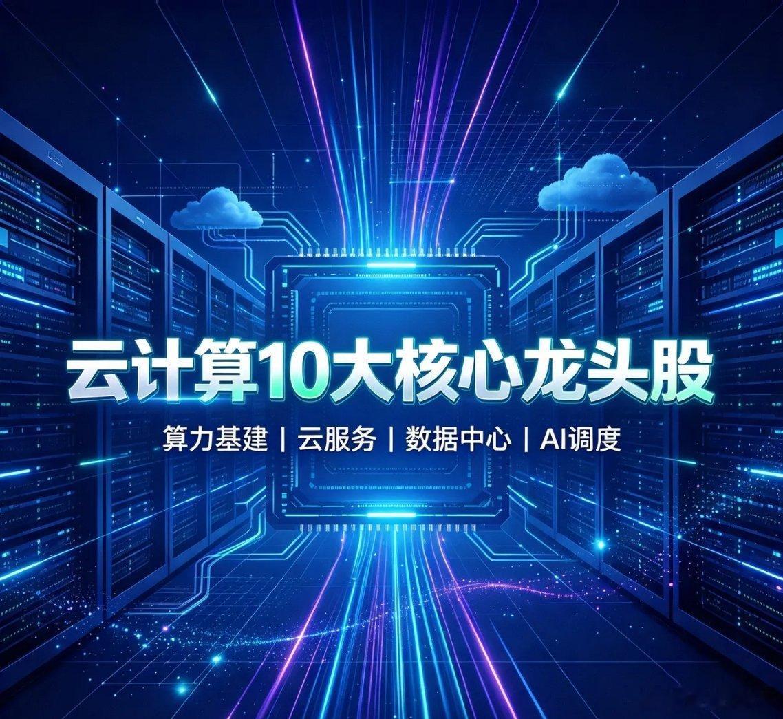 云计算10大核心龙头股1、浪潮信息（000977）全球AI服务器龙头，服务器出货