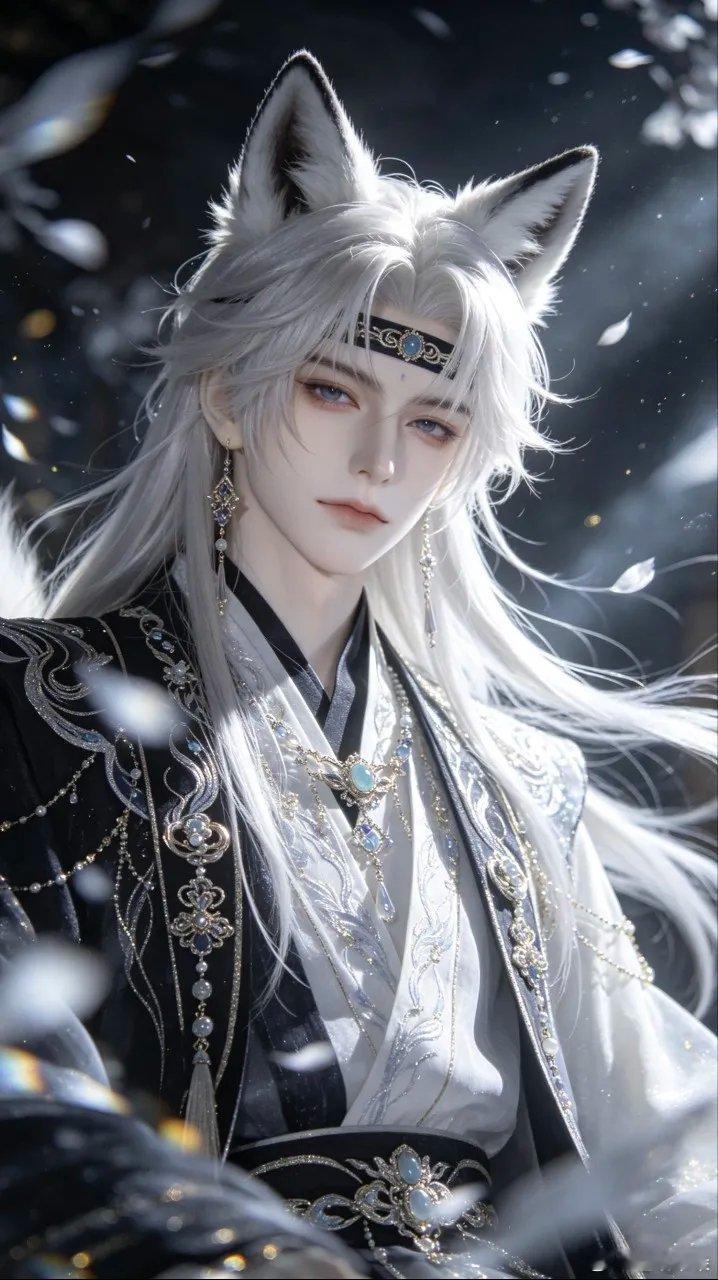 青丘涂山狐族公子古风壁纸 