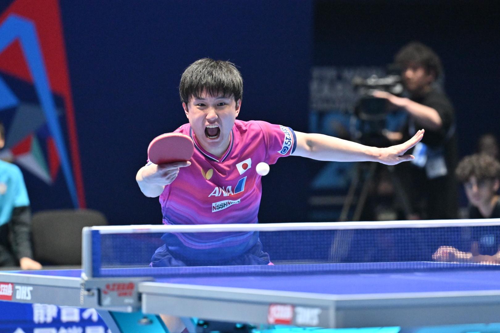 张本智和张本智和2026年伦敦世乒赛 世界乒乓球锦标赛2026伦敦 现场速报▼男