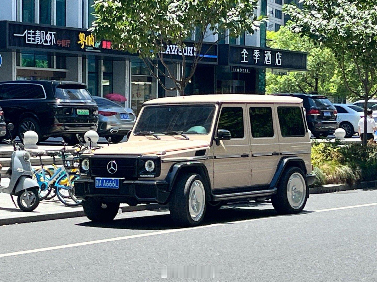 车，车牌，轮毂，都好。[偷笑]#奔驰G级##奔驰# ​​​