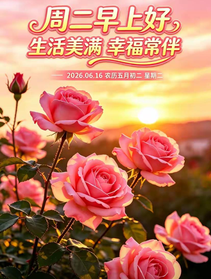 🌺2026./6.16夏光满窗.清逸安康🌺

🌈☀️晨曦倾洒人间，花香萦绕