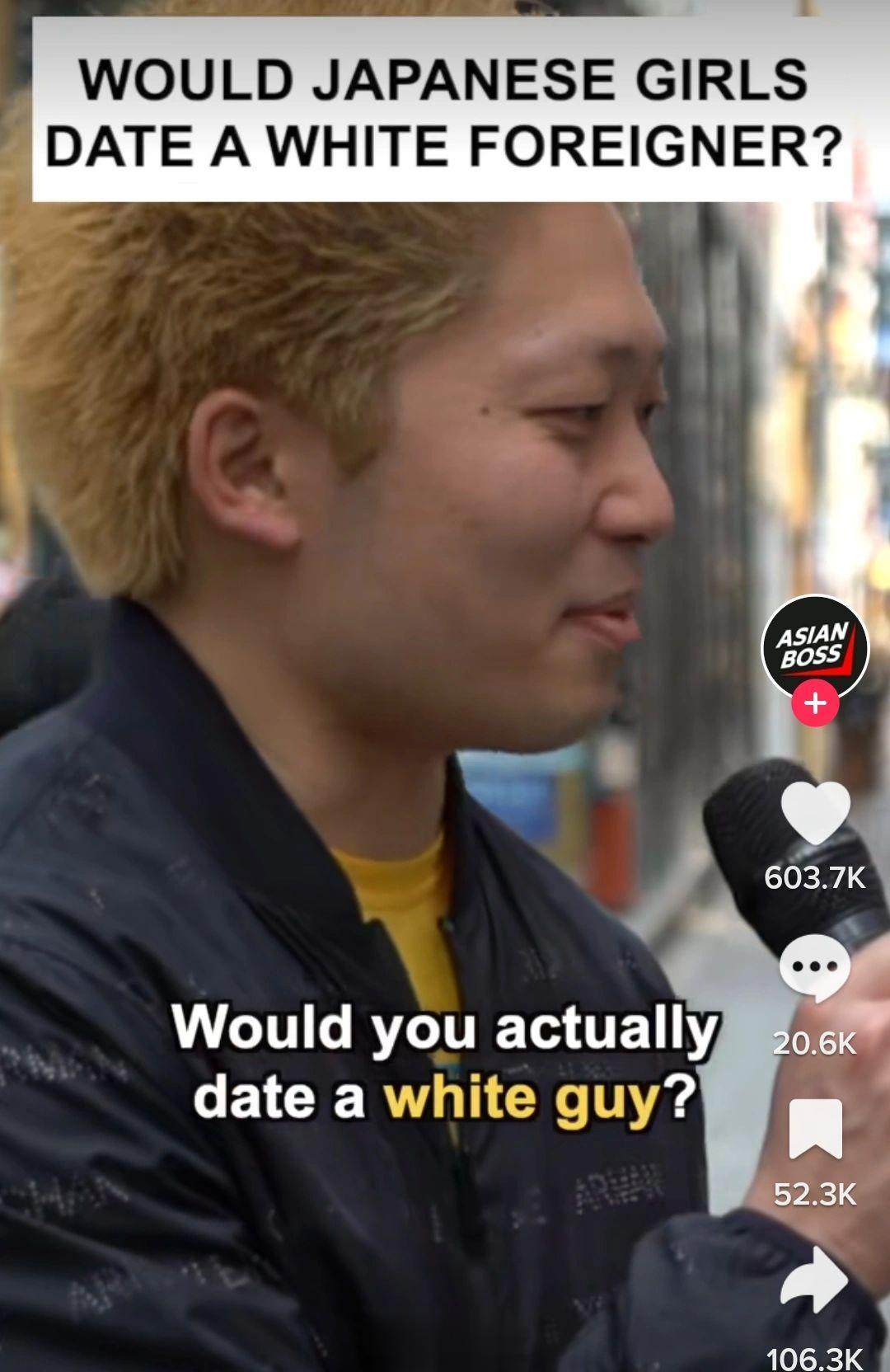 从日本女生对于白人男性的看法，看被驯化的东亚：帅，性感，有礼貌，像艺术品，从小的