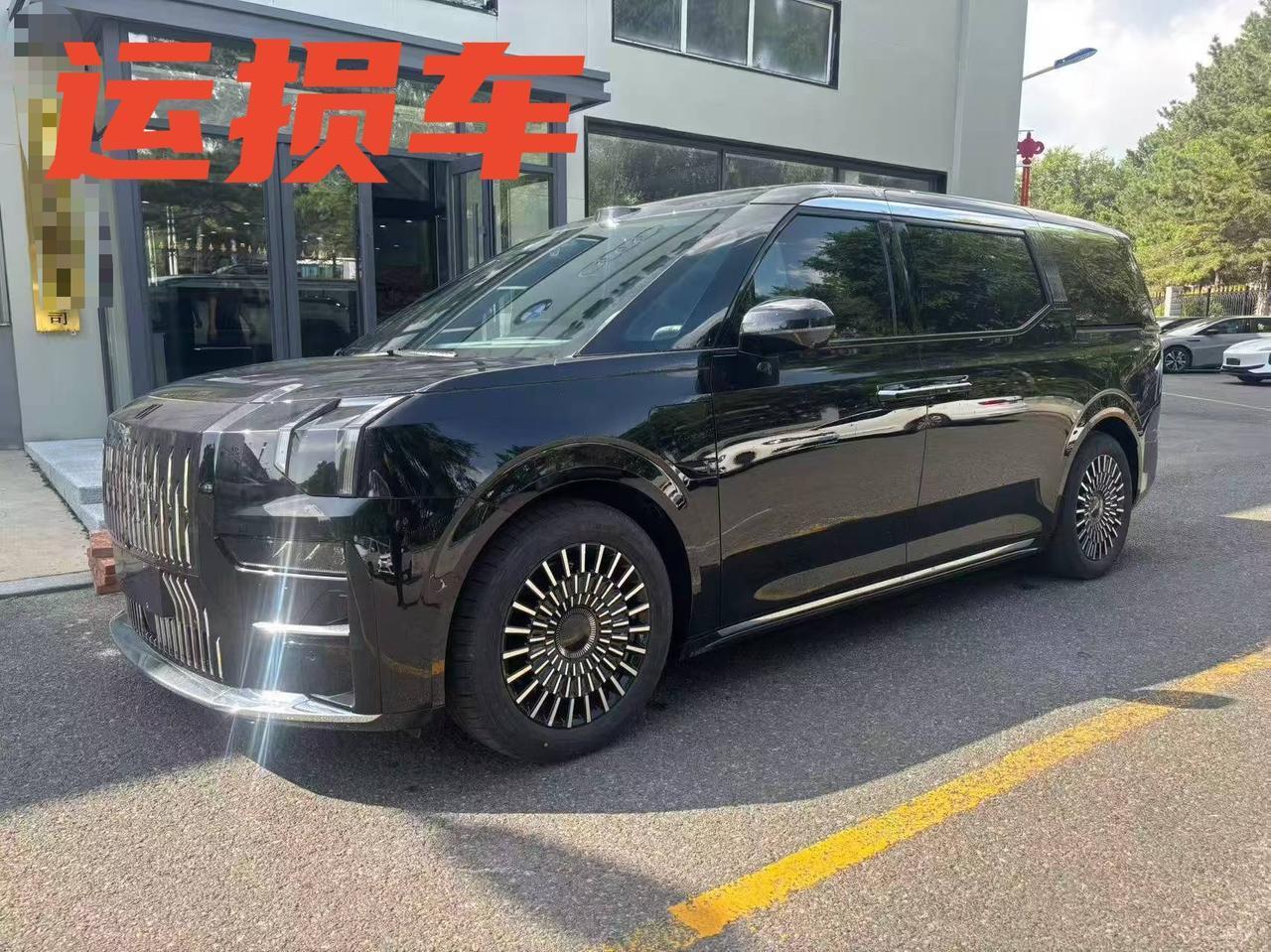 两台极氪009-2026款 009七座政务版_108kWh电池_极夜黑_纯黑_车