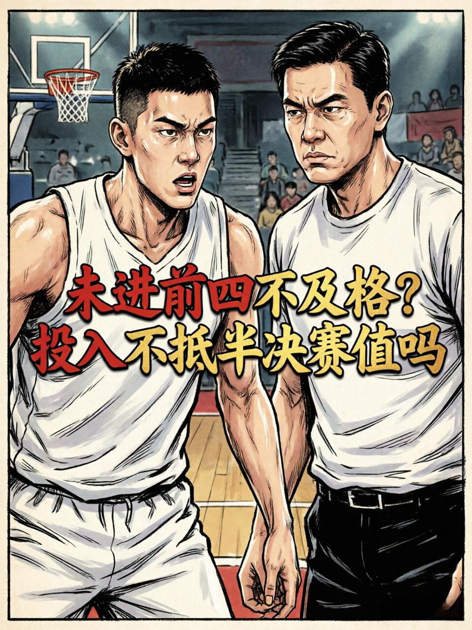广东队没能打进前四真的是不及格？他们的投入产出比真的严重失衡？就在上场比赛，当上