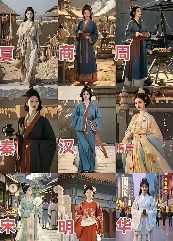 明制汉服，最代表汉族传统服装！

汉服是汉民族自黄帝至明末一脉相承的传统服饰体系