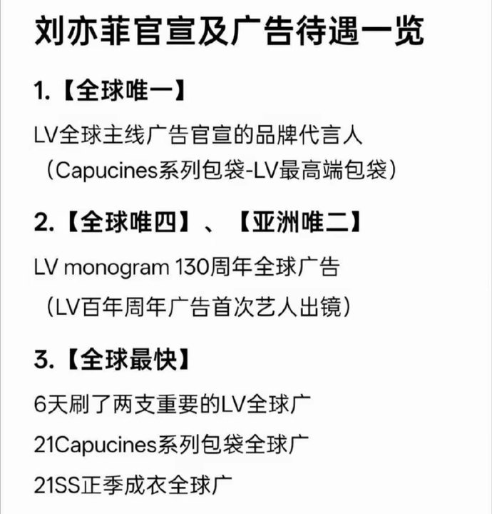 刘亦菲时尚界待遇刘亦菲时尚资源好顶 刘亦菲的时尚资源顶满了 