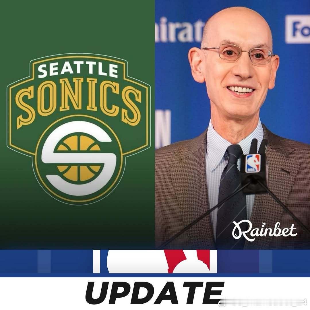 NBA总裁亚当·萧华与华盛顿州州长鲍勃·弗格森(Bob Ferguson)会面，