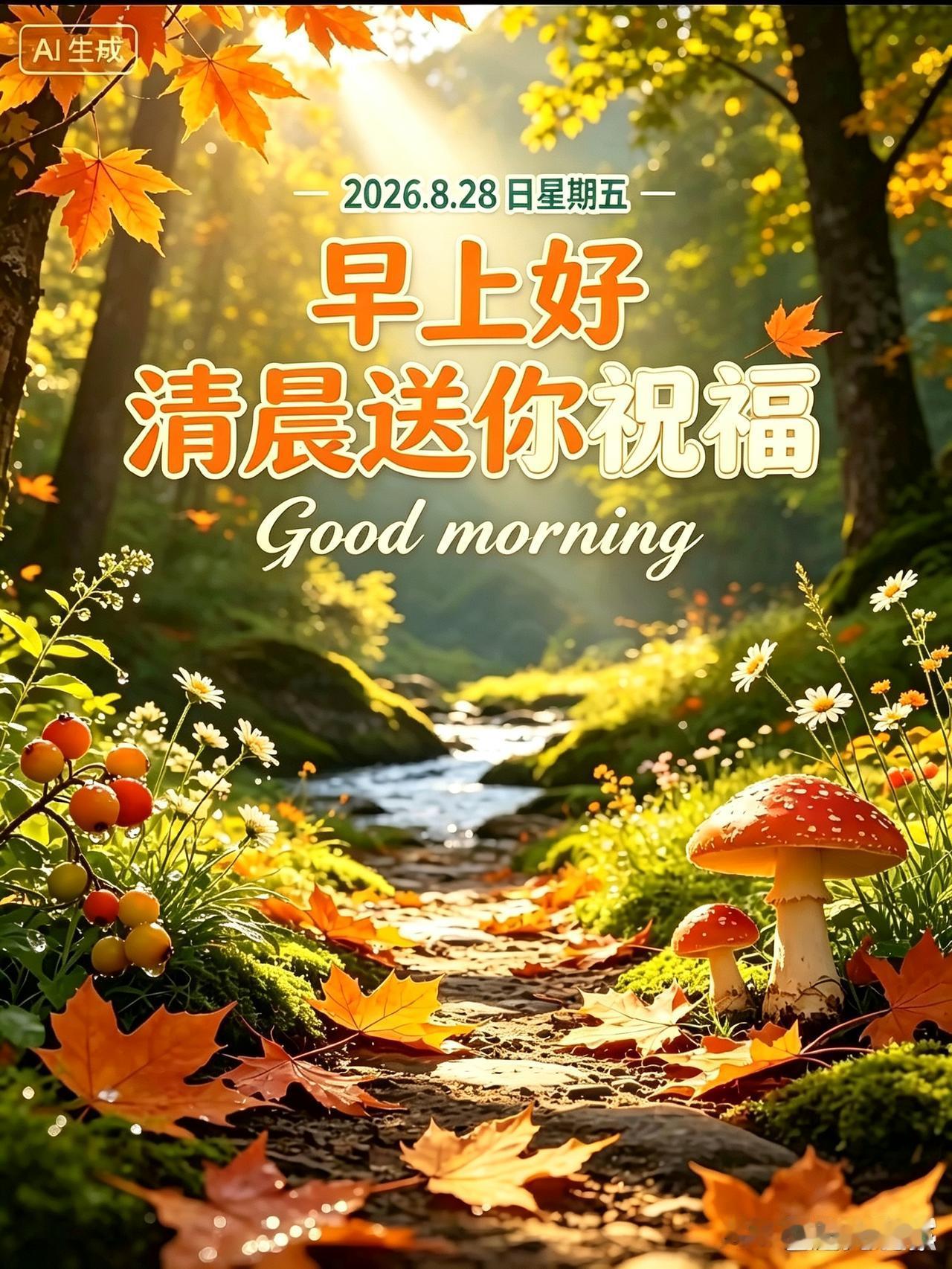 周六清晨，一份简单的早安问候，藏着独属于周末的温柔☀️。
卸下一周忙碌与疲惫，心