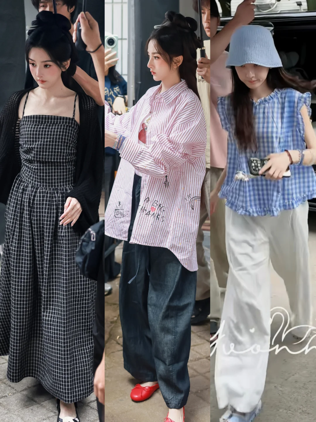 宋祖儿近日上班OOTD, 简单又实穿！