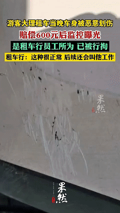 为了赚钱什么损招都用！近日云南，男子来到云南大理旅居，为了出行方便租了辆车，没想