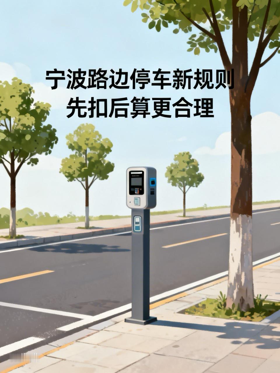 终于改了！宁波路边停车“先扣后算”才合理

今天在鄞州锦寓路停车，结账时发现收费